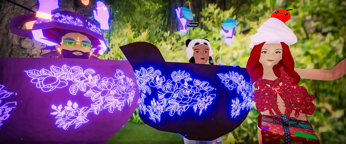 <a href="/BillyTeacoin/">Billy Teacoin 6⃣🫖9⃣</a> <a href="/ABCDecentraland/">ABC Decentraland</a> <a href="/oldguyBBQ/">Old Guy BBQ</a> <a href="/ontherisecc34/">OnTheRise</a> <a href="/o0maska0o/">Maska</a> <a href="/Meryshark/">Mery</a> <a href="/tangpoko/">Tangpoko</a> <a href="/fermion_dcl_eth/">Fermion.dcl.eth</a> <a href="/hueppow/">Huepow ↭ ⟠ 𝕏</a> <a href="/toxicwaifudcl/">ToxicWaifu</a> <a href="/RoadRunner778/">Shaw</a> <a href="/vtatveth/">VTATV</a> <a href="/zom_eth/">ZФM.ᴇᴛʜ</a> <a href="/bitfiendd/">bitfiend.eth 🔺</a> <a href="/ManaDaiquiri/">ManaDaiquiri</a> Birthday party of <a href="/BillyTeacoin/">Billy Teacoin 6⃣🫖9⃣</a> at the <a href="/ABCDecentraland/">ABC Decentraland</a> clubhouse in #decentraland with many GOATs like <a href="/oldguyBBQ/">Old Guy BBQ</a> <a href="/ontherisecc34/">OnTheRise</a> <a href="/o0maska0o/">Maska</a> <a href="/Meryshark/">Mery</a> <a href="/tangpoko/">Tangpoko</a> <a href="/fermion_dcl_eth/">Fermion.dcl.eth</a> <a href="/hueppow/">Huepow ↭ ⟠ 𝕏</a> <a href="/toxicwaifudcl/">ToxicWaifu</a> <a href="/RoadRunner778/">Shaw</a> <a href="/vtatveth/">VTATV</a> <a href="/zom_eth/">ZФM.ᴇᴛʜ</a> <a href="/bitfiendd/">bitfiend.eth 🔺</a> <a href="/ManaDaiquiri/">ManaDaiquiri</a> +more

Footage 5/9