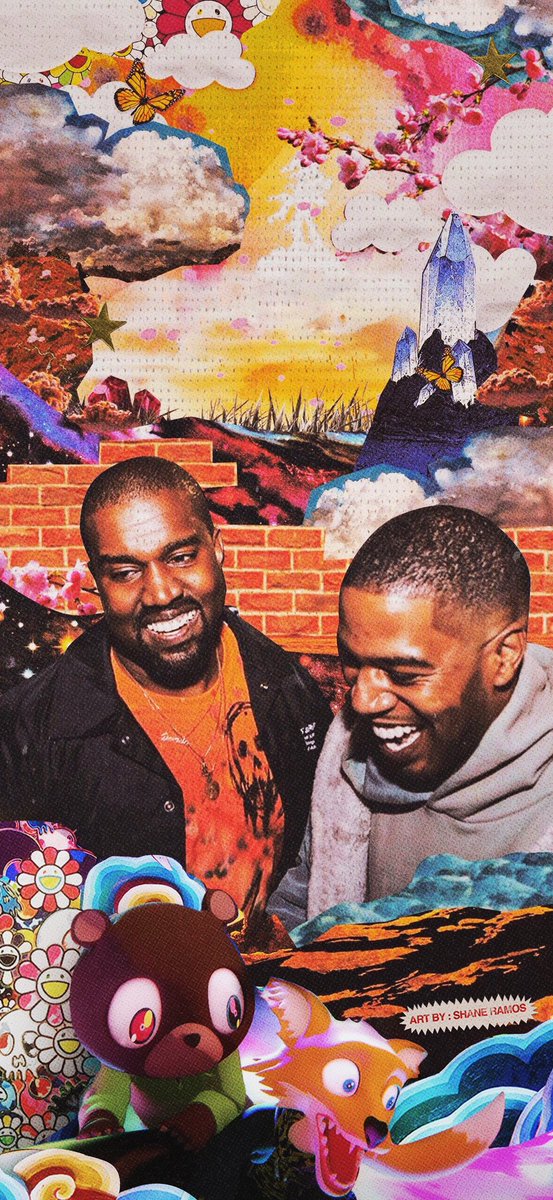 TheShaneRamos_'s tweet image. Kanye West &amp;amp; Kid Cudi (Wallpaper)