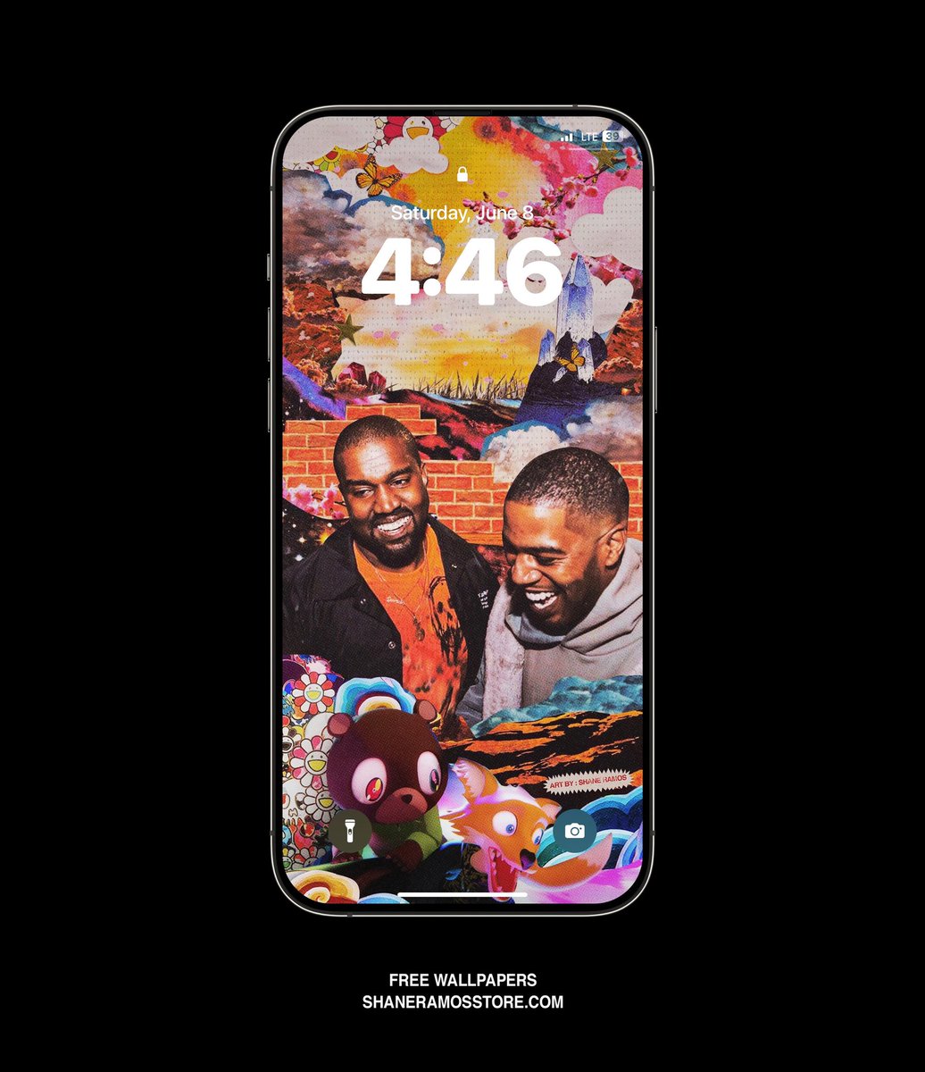 TheShaneRamos_'s tweet image. Kanye West &amp;amp; Kid Cudi (Wallpaper)