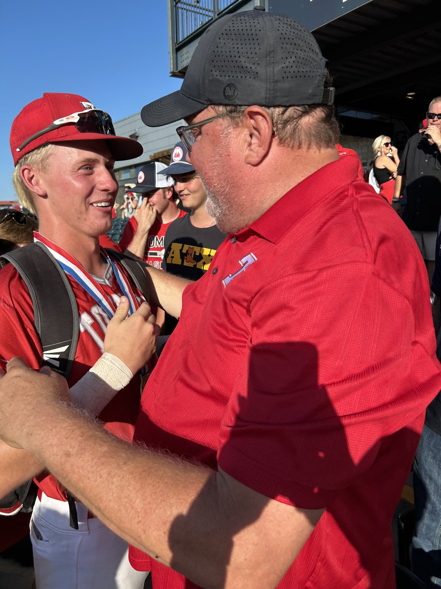 Mike_Zierlein's tweet photo. When you coach you get to make special relationships….this one right here is one for life…an amazing young man who has always been a champion and now it’s official….. so proud of @KobyFosher https://t.co/Q2JzcSALOU