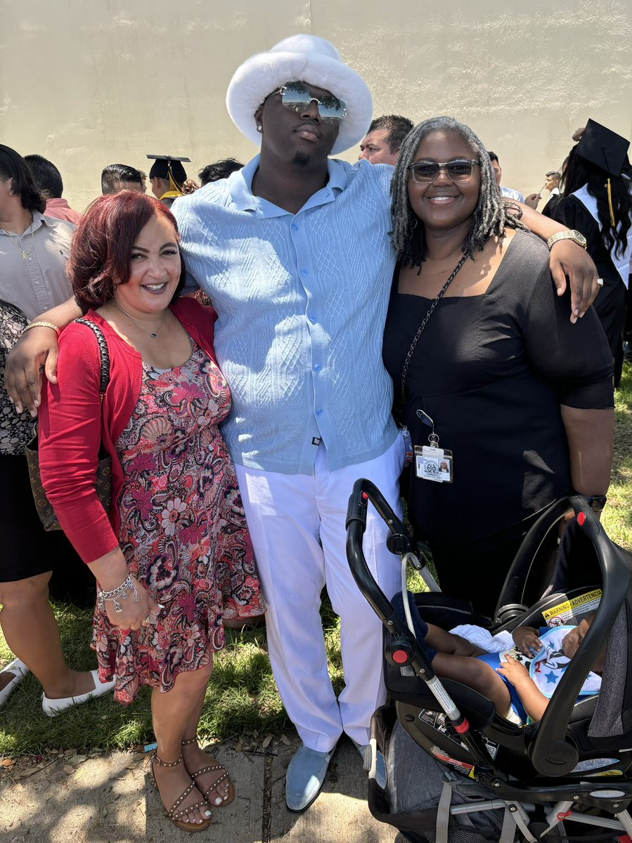 Seeing 2 brothers I supported during their MS years, each @ different stages of life, was incredibly moving. One is now a proud HS graduate, &amp; the other a father. Hearing, “Mrs. Ward, thank you for not giving up on me,” made this day unforgettable. ❤️ 
#Inspire #LeadershipLegacy