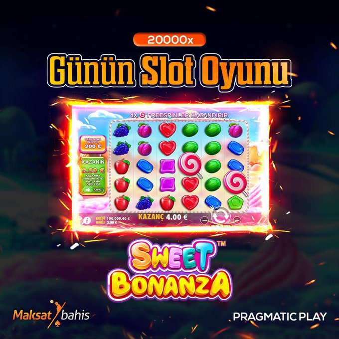 _mislibetresmi's tweet photo. 🎰Günün Slot Oyunu: Sweet Bonanza  📷Sweet Bonanza slot oyunu ile eğlence ve kazanç dolu bir deneyim yaşamaya hazır mısın? https://t.co/HI6XYRTNzo