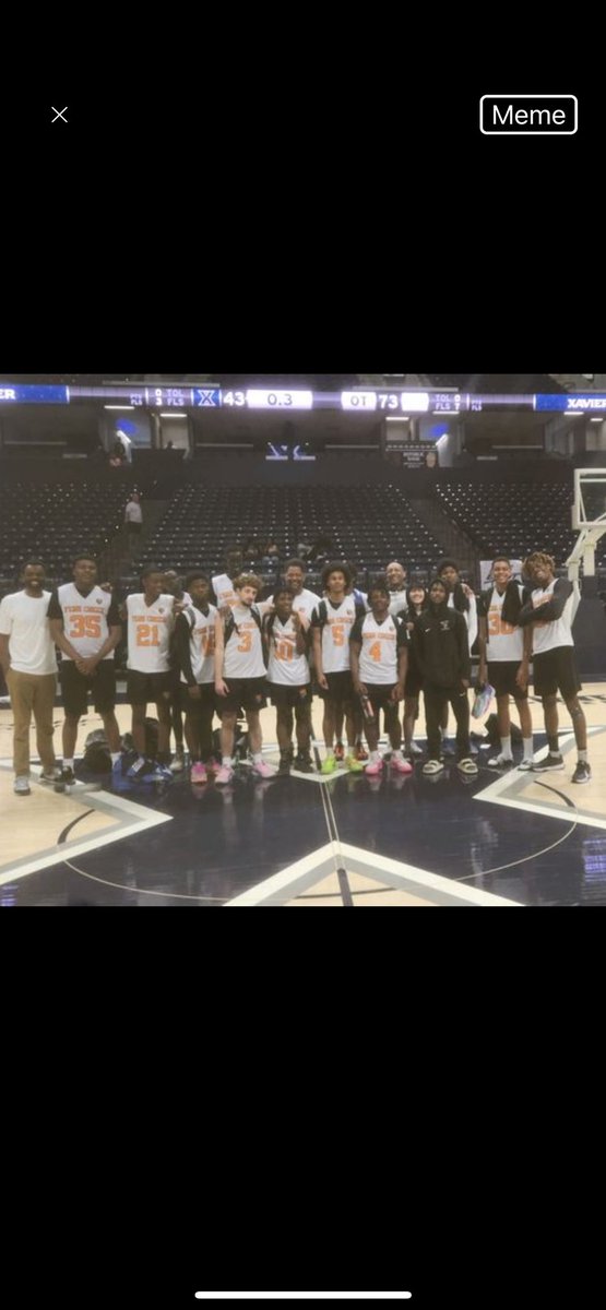 Great experience…. Great work at Xavier University team camp today!  Proud of our guys!!