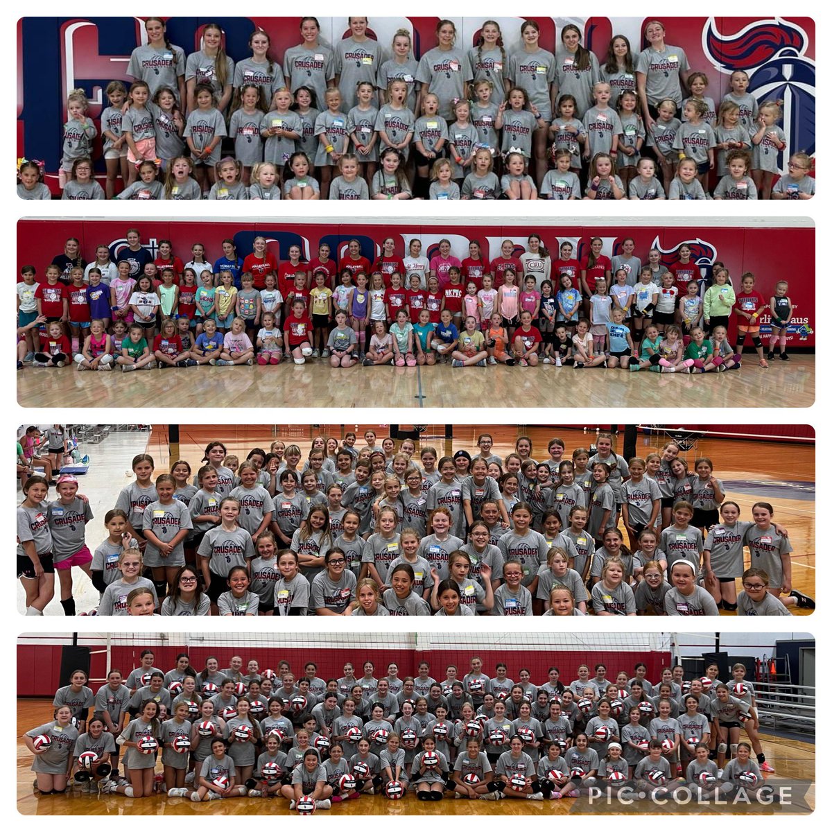 The best times are SHDHS Summer Volleyball Camp times. 2024 brought record numbers of over 300 campers in the combined 4 sessions. Thanks to all who participated and a big thank you to all the players, coaches and parents who worked it. What a fantastic week!