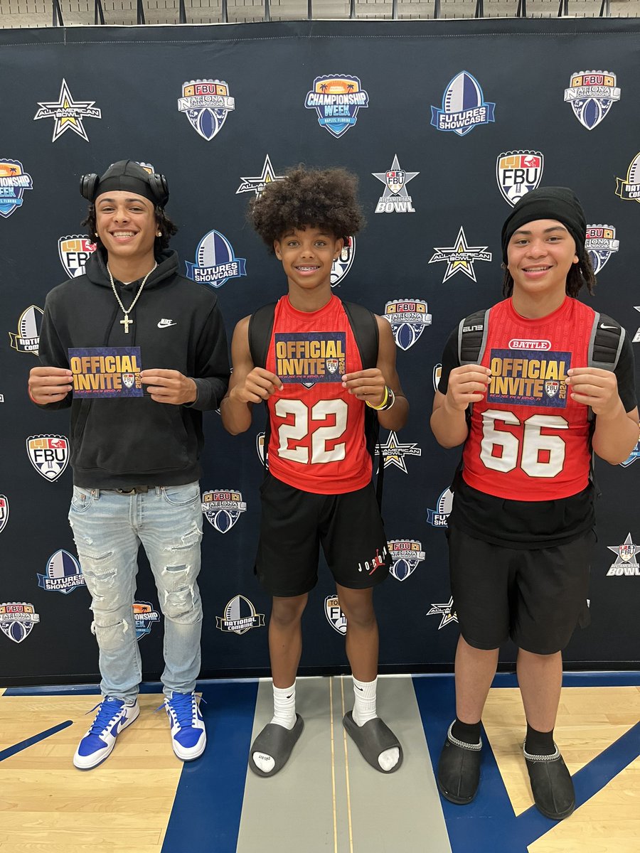 The Family Brand (@thefamilybrand_) on Twitter photo Nothing will be given to you. Earn your keep. Ticket is punched! 2-times!
Greatness is upon you. Proud of you guys! Naples, Florida here we come ✈️ <a href="/jones_yano/">Football Mentoring Project</a> <a href="/JayceYano/">YanoJayceJones</a> <a href="/FBUcamp/">Football University</a> Nothing will be given to you. Earn your keep. Ticket is punched! 2-times!
Greatness is upon you. Proud of you guys! Naples, Florida here we come ✈️ <a href="/jones_yano/">Football Mentoring Project</a> <a href="/JayceYano/">YanoJayceJones</a> <a href="/FBUcamp/">Football University</a>