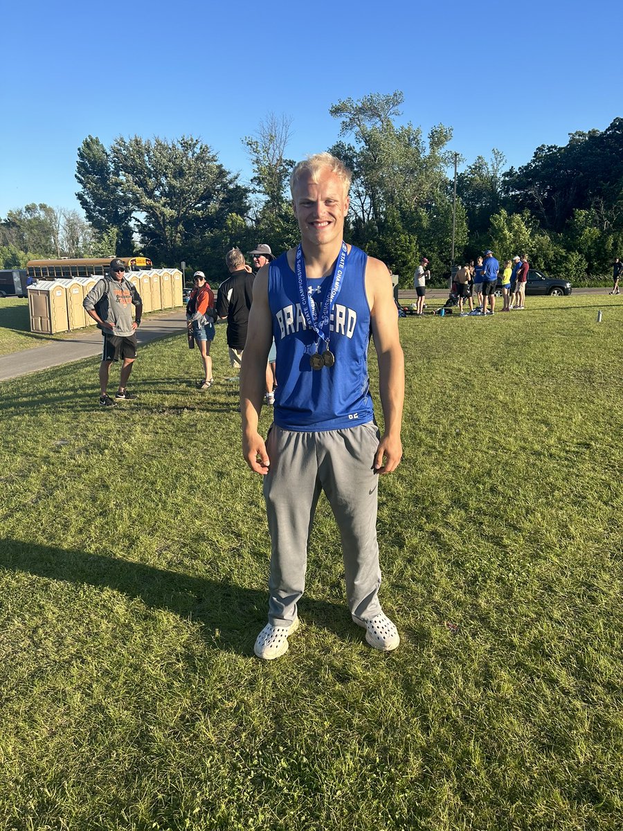 Brainerd Warrior XC/T&F (@brainerdxc) on Twitter photo <a href="/dylangross42/">Dylan Gross</a> state champ in the discus and the shot 2024 class 3A. What an end to a great high school track career! <a href="/dylangross42/">Dylan Gross</a> state champ in the discus and the shot 2024 class 3A. What an end to a great high school track career!