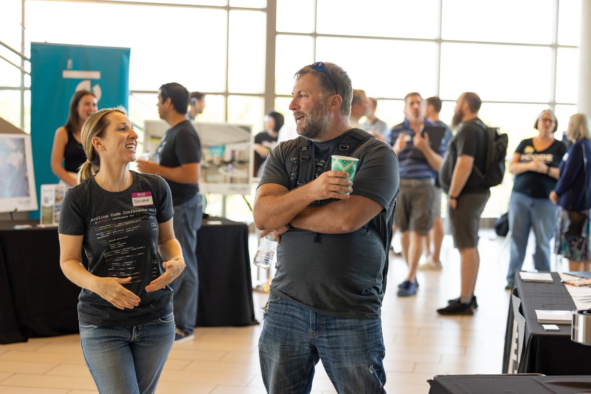 CodesCarolina's tweet image. Join us at the 2024 Carolina Code Conference! Early Access tickets are on sale at a discount until June 14th. Get yours today and prepare for an amazing experience! #CarolinaCodes #CodeConference #DeveloperConference #SoutheastTech #yeahTHATGreenville