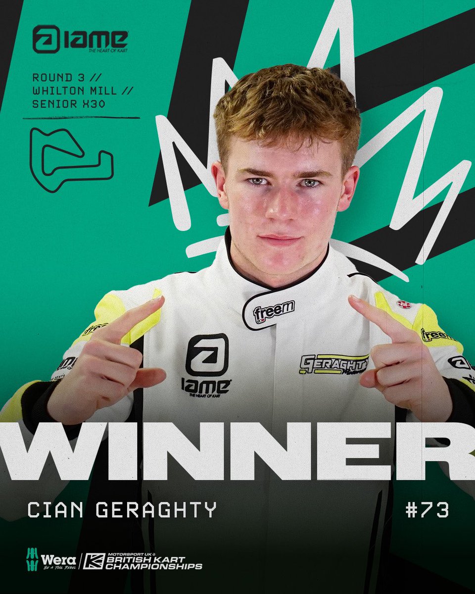 Your Round 3 Winners of the IAME Wera Tools British Kart Championships 👏

#BritishKartChampionships #BKC