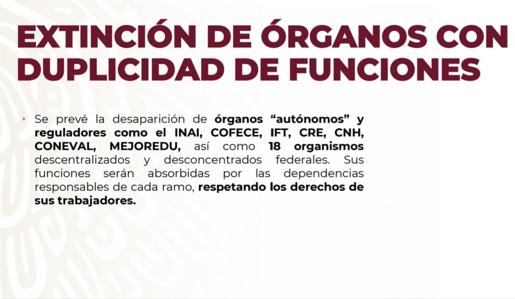 JACrespo1's tweet photo. En el Paquete de Reformas Constitucionales vienen estas propuestas que ya podrían ser aprobadas. Acabar con la democracia: https://t.co/dWE8XuLffa