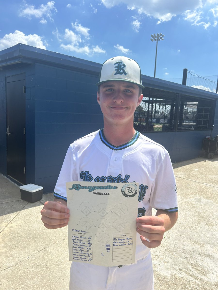 After a tough 4-3 loss to start the day, LAK Renegades 14U bounces back with a BIG 12-2 W! Win was highlighted by <a href="/DestrehanBB/">Destrehan HS Baseball</a> Reece Surmik as he blasted a ball 350ft for a 2 run HR and also had a backside 2B! Derek Lucas tossed 3IP 6Ks 0R!