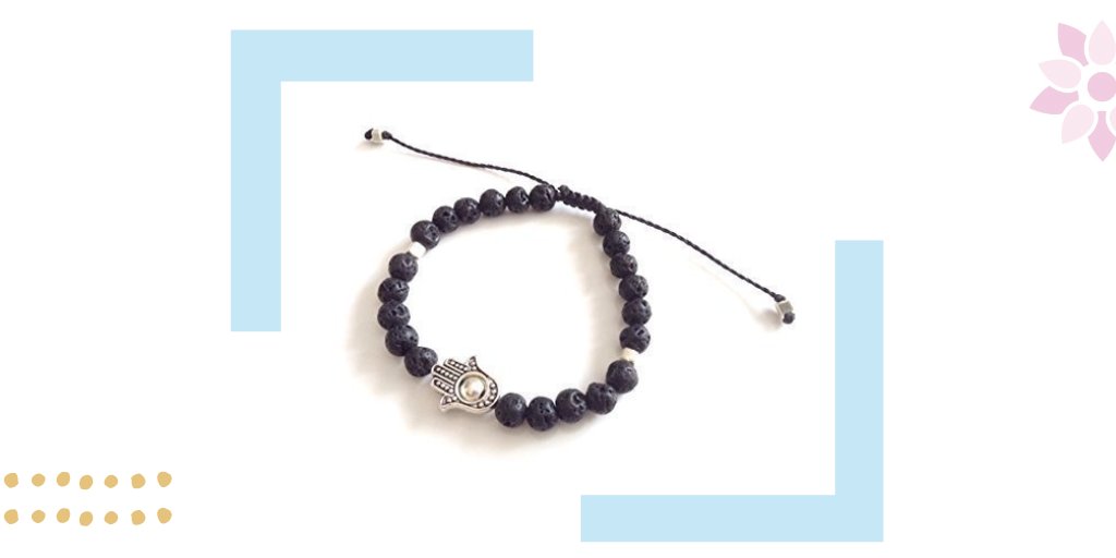 Sifrimania's tweet image. Give dad a gift that gives him protection. Hamsa Black Natural Lava Men Bracelet. 

#FathersDay #DadGift #bracelet #hamsa #protection