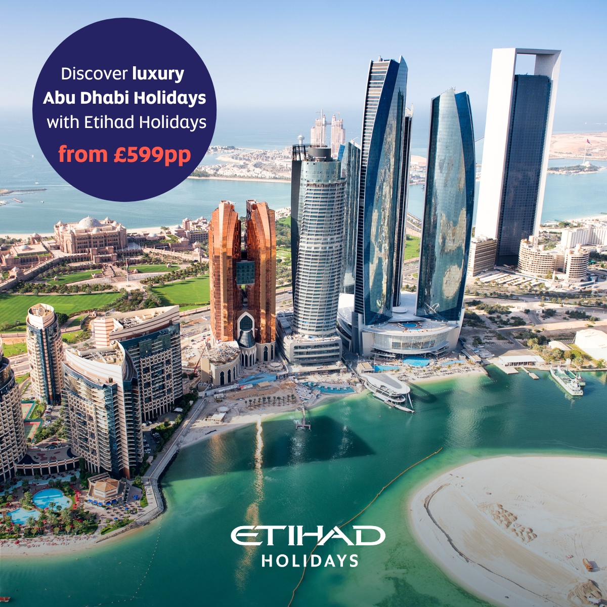 Discover luxury Abu Dhabi Holidays with Etihad Holidays 🇦🇪 

Whether you’re travelling with friends, family or going solo, Etihad Holidays offers the perfect blend of comfort and luxury.

See our fantastic range of luxury package holidays from just £599pp: bit.ly/3XvG90f