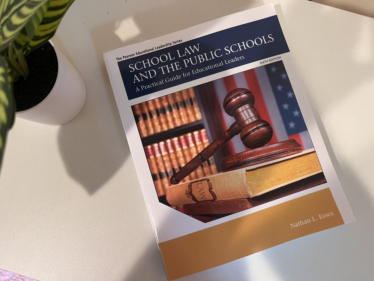 I’m going to learn educational law.👏🏽