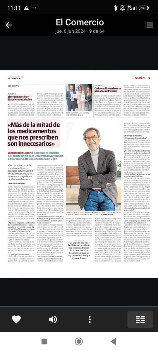 joanrlaporte's tweet image. Gracias por esta entrevista @LauraMayordomo @elcomerciodigit
