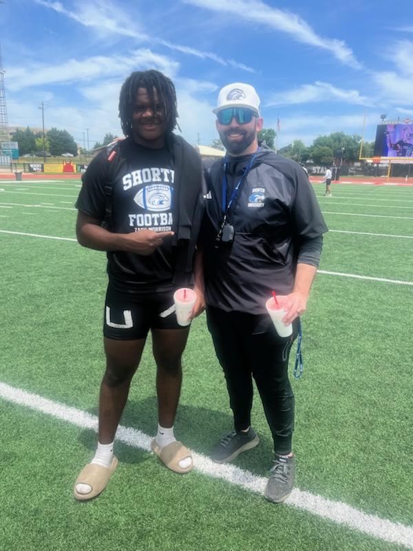 CJ Kelley (@cjkelley2025) on Twitter photo After Shorter University Camp blessed to receive an offer! AGTG! <a href="/Shorter_FB/">Shorter Hawks Football</a> <a href="/coachmorrison58/">Zach Morrison</a> <a href="/Carrollton_High/">Trojan Football</a> <a href="/CarrolltonTroj1/">Carrollton High School FB 🏈 Recruiting Page</a> <a href="/CoachJoeyKing/">Joey King</a> <a href="/CoachCraigRyan/">Craig Ryan</a> <a href="/Coach_JMonty/">Justin Montgomery</a> <a href="/TheCoach_Barge/">Coach Barge</a> <a href="/On3Recruits/">On3 Recruits</a> <a href="/RecruitGa/">Recruit Georgia</a> <a href="/JeremyO_Johnson/">Jeremy Johnson</a> <a href="/GradickSports/">Gradick Sports</a> After Shorter University Camp blessed to receive an offer! AGTG! <a href="/Shorter_FB/">Shorter Hawks Football</a> <a href="/coachmorrison58/">Zach Morrison</a> <a href="/Carrollton_High/">Trojan Football</a> <a href="/CarrolltonTroj1/">Carrollton High School FB 🏈 Recruiting Page</a> <a href="/CoachJoeyKing/">Joey King</a> <a href="/CoachCraigRyan/">Craig Ryan</a> <a href="/Coach_JMonty/">Justin Montgomery</a> <a href="/TheCoach_Barge/">Coach Barge</a> <a href="/On3Recruits/">On3 Recruits</a> <a href="/RecruitGa/">Recruit Georgia</a> <a href="/JeremyO_Johnson/">Jeremy Johnson</a> <a href="/GradickSports/">Gradick Sports</a>