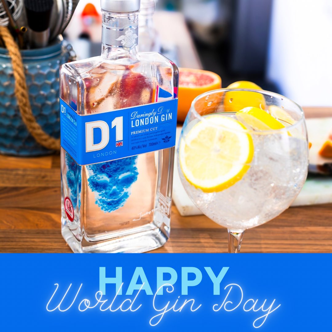 It’s our favourite time of the year again. Happy World Gin Day. 🍸 

#D1LondonSpirits #D1LondonGin #LondonGin #CraftGin #UKGin #BritishBrands #GinLovers #GinandTonic #Cocktails #worldginday