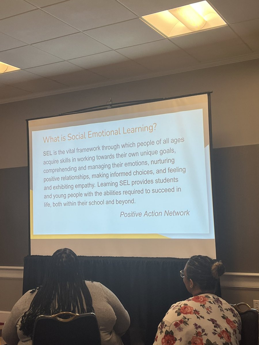 OPLLpgcps's tweet photo. 🧘🏾‍♀️ @AmyWileyPE &amp; Stephanie Bennett led our Social Emotional Learning (SEL) Strategies session. Providing  an overview of components &amp; strategies for teacher leaders to share with other educators.
@CoachKHolden14 @DrMYWilson #PGCPSProud https://t.co/IDMom6qrZB