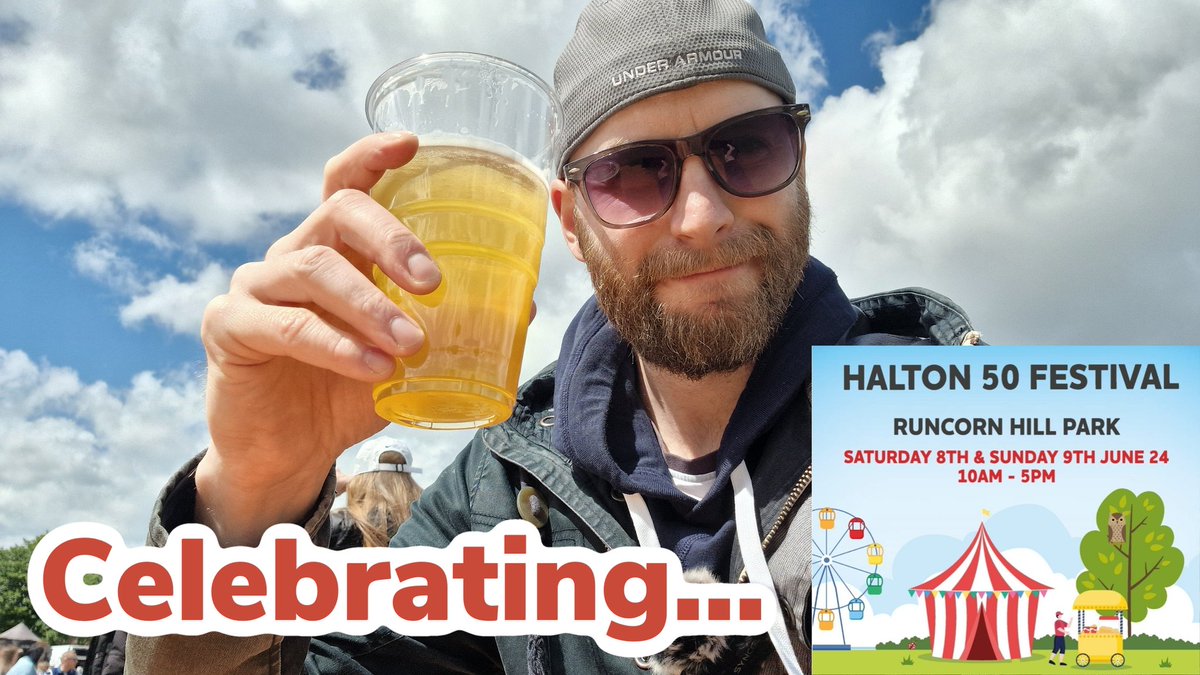 StephenHolloran's tweet photo. #Highlights from todays #visithalton #Halton50Festival - a great day out.. and a great way of #celebrating the 50th #anniversary of #Halton - my '50 quirky things to do in Halton' #podcast featuring Joshua Smith will return soon.. #runcorn #Cheshire @SirenCraftBrew #youtube https://t.co/CegAQt9pqM