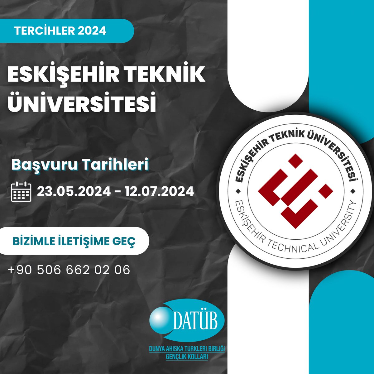 🎓 2024-2025 Eğitim-Öğretim Yılı Başvuru Tarihleri Açıklandı! 🎓
Başvuru tarihleri ve üniversite isimleri için kaydırın! ➡️
📞 Bilgi ve sorular için: +90 506 662 0206
#Tercihler2024