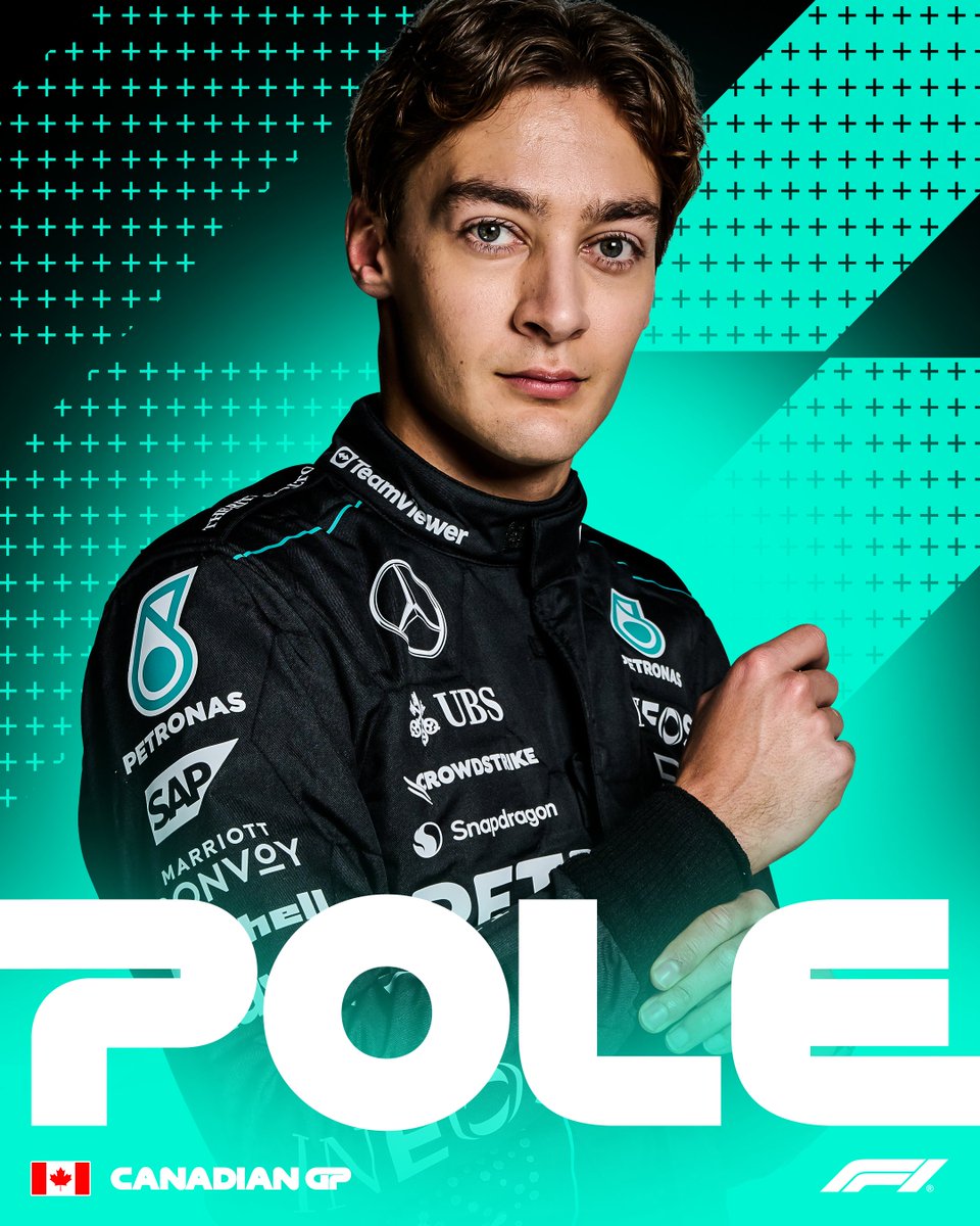 IT'S A DEAD HEAT BUT GEORGE RUSSELL TAKES POLE!!!! 😱😱

Verstappen matches the Mercedes driver's time but because Russell set the time first, HE GETS IT! 👏👏

#F1 #CanadianGP