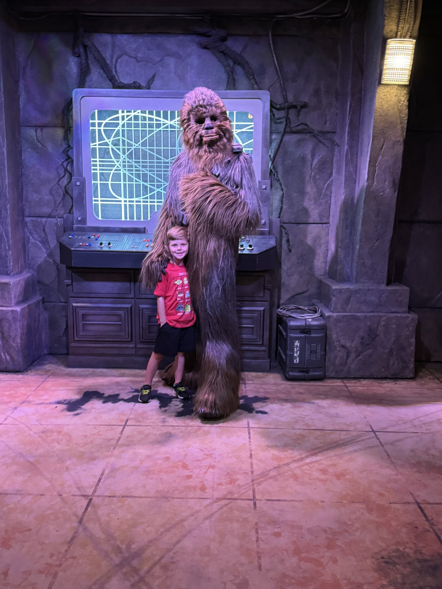 Mr. Emrich on X It s an AMAZING day at Star Wars Galaxy s Edge Disney Hollywood Studios when you get the chance to Meet Chewy Ride Rise of Resistance Meet Kylo REN Ride