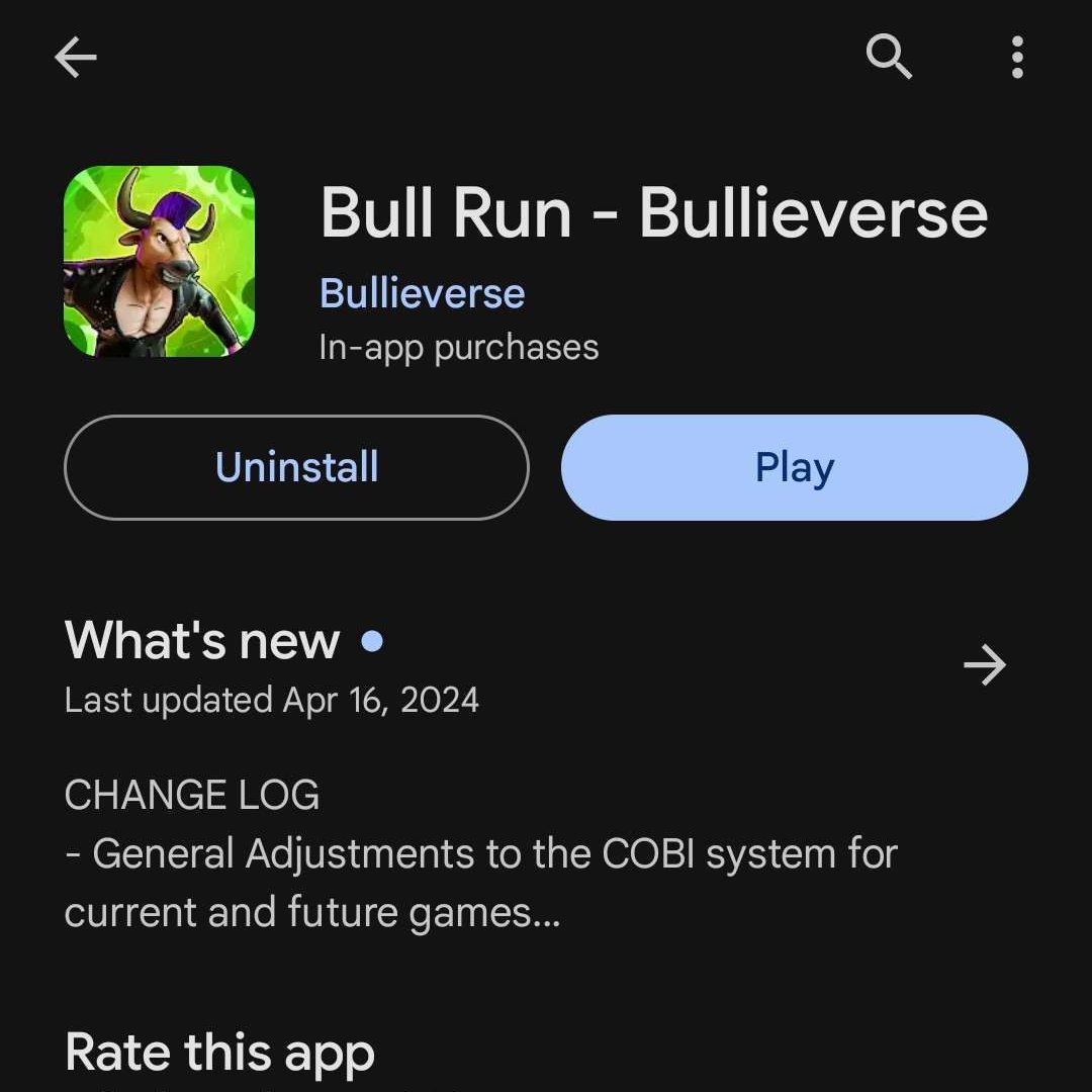 Robux_taken's tweet photo. BullRun is now available on both the Apple AppStore and Google PlayStore for Android
What are you waiting for? Download it now and start practicing to earn your tokens in upcoming events! 💰
$BULL $RUSH #BullRun2020
Don't fade anon, join the @Bullieverse community🎯
👇 https://t.co/jnh5yG44rc