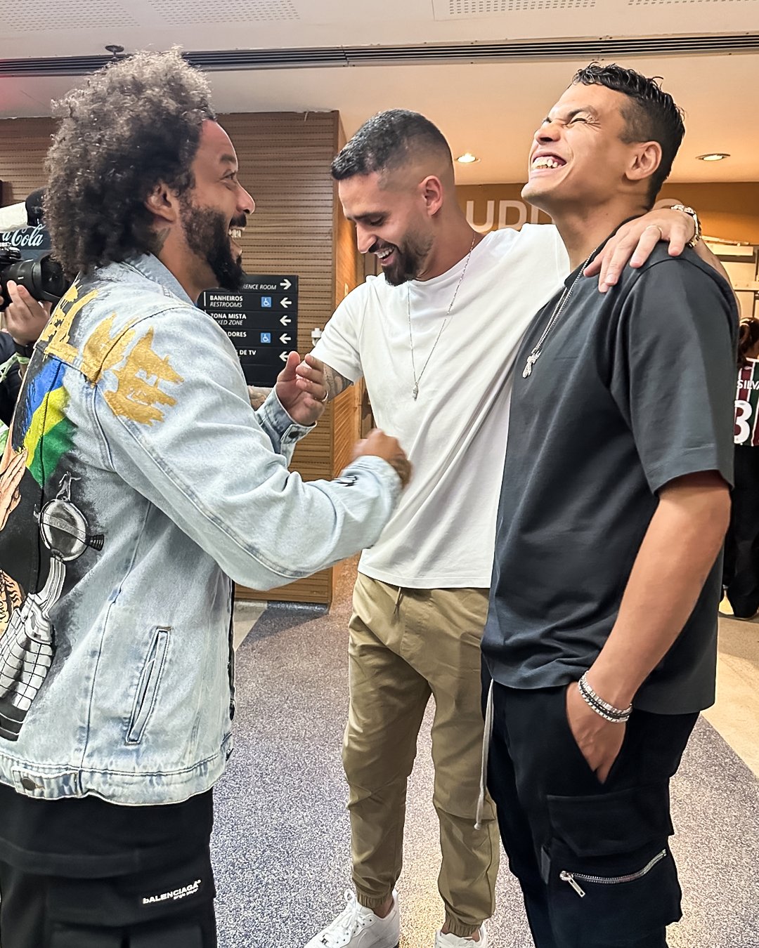 OneFootball on X Marcelo and Thiago Silva REUNITED https t EGT9UC5Qo6 X