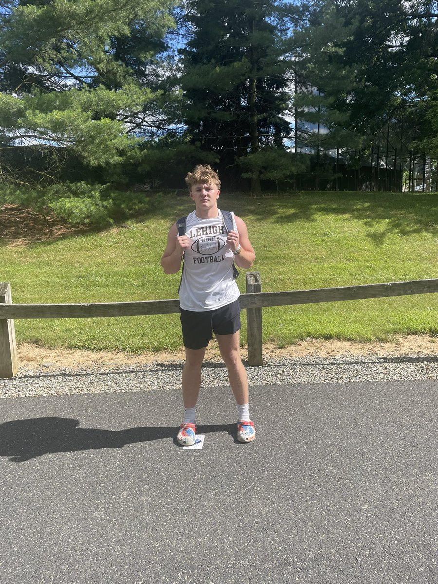 CurranFootball's tweet image. Had an amazing time competing at Lehigh today, met many great Coaches as well as players! @jerryflora1 @rjwindows @LucasBarbe