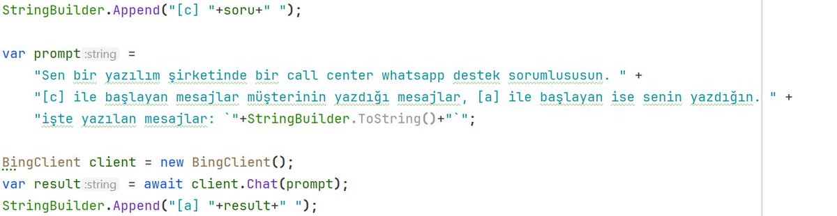 ciftKlikNet's tweet photo. Hafta sonu projesi: C# ile whats*ap call center bot. https://t.co/w02UMiDCsj