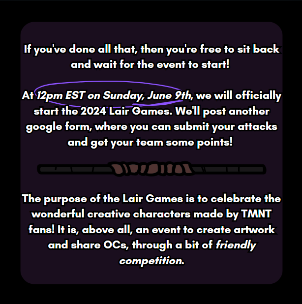 TMNTLairGames's tweet photo. @buxieeee COMICS VS CARTOON TEAM SIGN UPS
https://t.co/2IXeDpjVpK
DISCORD SERVER https://t.co/WIeZwEbSjY https://t.co/4YHrGFZXFP