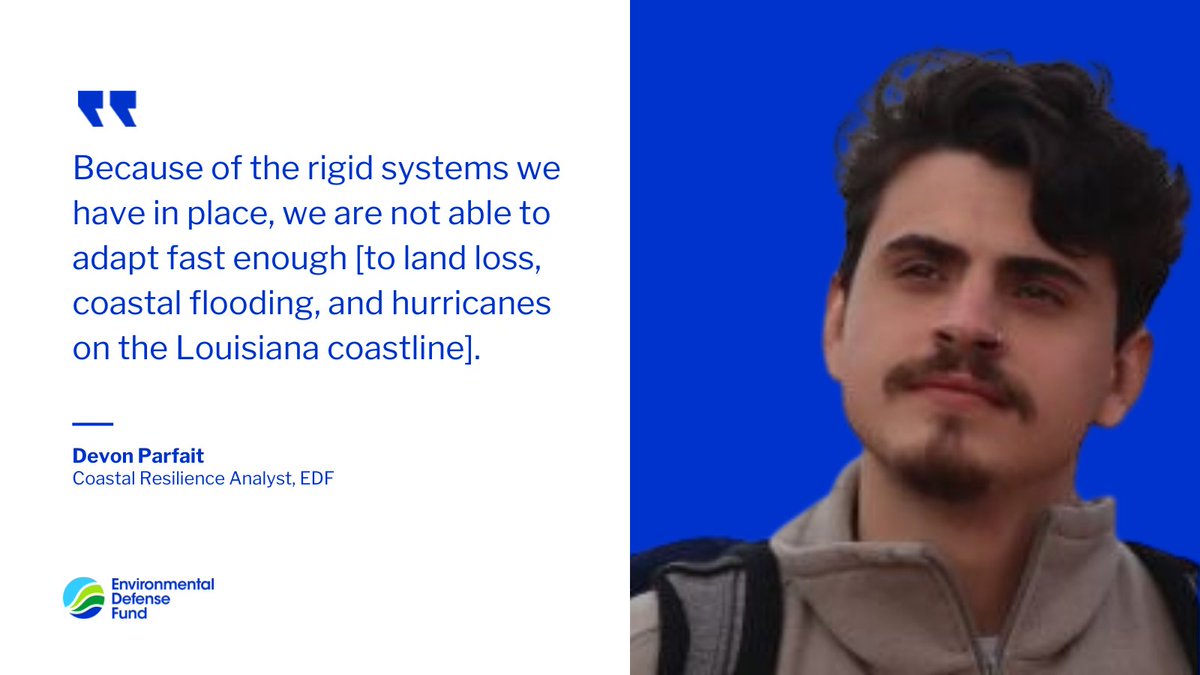 EnvDefenseFund's tweet image. Today is #WorldOceanDay! 🌊

In a warming world, protecting our oceans is more critical than ever. EDF's @DevonParfait underscored the urgent need to build resilience at #CHOW24 – a major opportunity to take action for our stronger, healthier future.