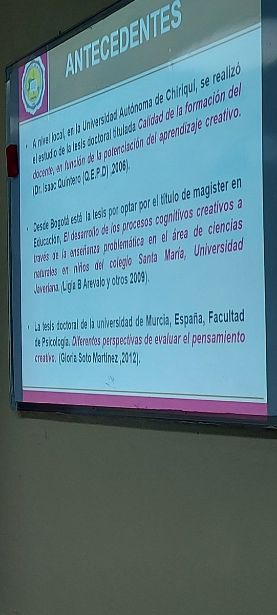 Sustentación de la tesis doctoral de María De Gracia. Doctorado en Ciencias de la Educación <a href="/UNACHIpanama/">UNACHI</a> <a href="/pacyt_unachi/">PACYT UNACHI</a> <a href="/i4UNACHI/">i4</a> <a href="/jorgelpino/">Jorge Luis Pino</a> <a href="/vaunachi/">Vicerrectoría Académica Unachi</a> <a href="/TvUnachi/">Tv Unachi</a>