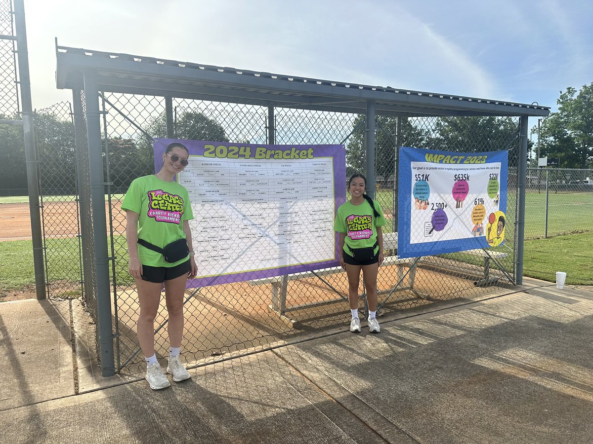 Today, our team put their words into action, embracing the mantra "Service is Sovereignty"! They volunteered at the Legacy Center's 5th annual kickball tournament, supporting those affected by dementia and Alzheimer's. Proud to be making a difference in our community!#Bulldogs🐶