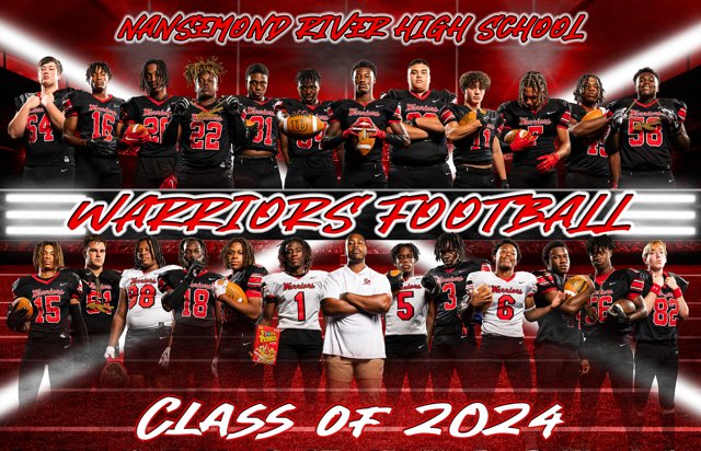Congratulations to the class of 2024. Very proud of what they accomplished in their time in <a href="/NRWarriors/">Nansemond River HS</a> . The <a href="/NRHSFB/">NRHSFootball</a> program will miss you all. Good luck on your future endeavors. #FAMILYFIRST!!!