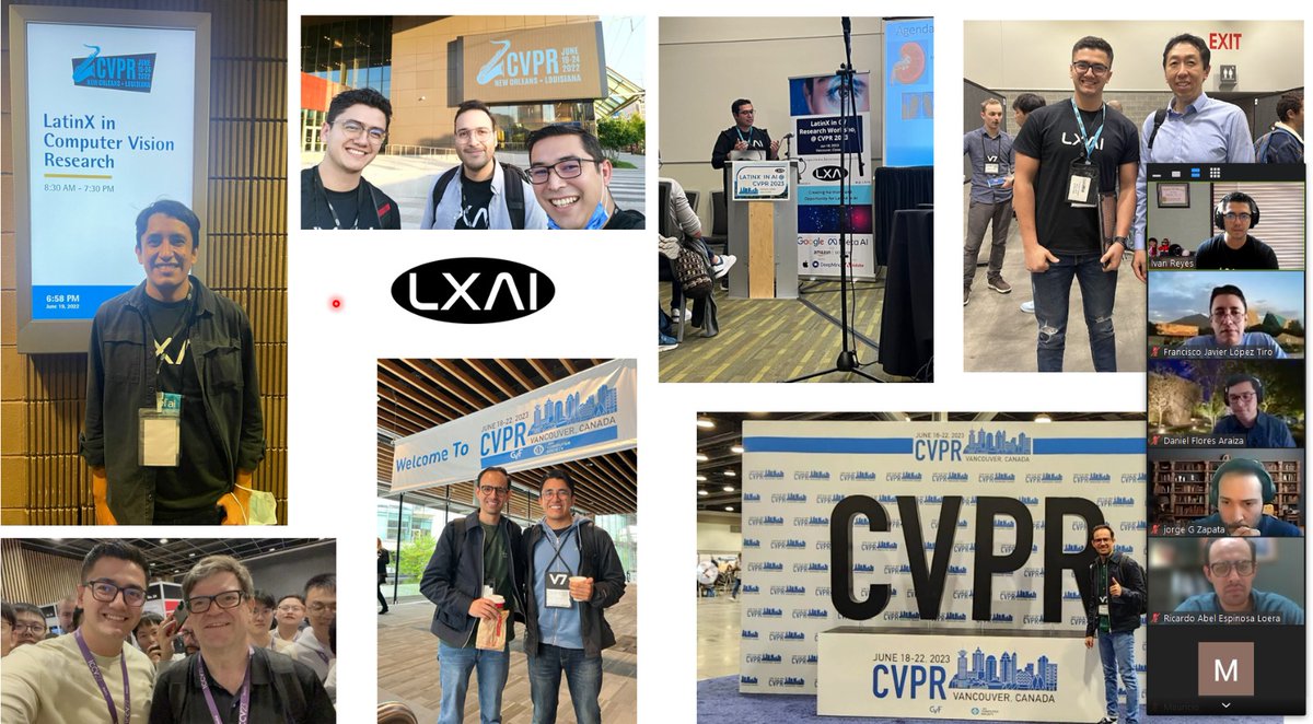 We also had a roundtable with PhD studends from my <a href="/CVINSIDE/">CV-INSIDE Lab</a> lab:  <a href="/ivanrs297/">Ivan Reyes</a> <a href="/Delfox29/">Daniel Flores Araiza</a> <a href="/friscolt/">Francisco Lopez-Tiro</a> <a href="/LoeRicardo/">Ricardo Espinosa</a> who shared tips and insights as new comers (they attended CVPR 2022 the first time)
Thanks to <a href="/ivanrs297/">Ivan Reyes</a> for helping to make this possible