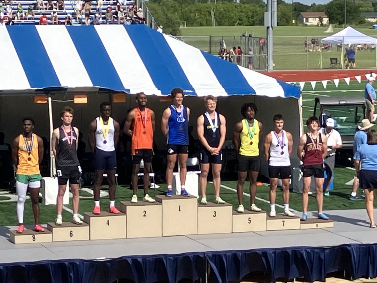 Seth Johnson 110 high hurdles State Champ!!