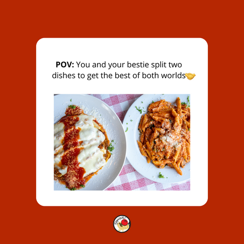 National Best Friend's Day is tomorrow 6/8! Tag a friend who'd you love to go halfsies on a meal with 🤝 👯‍♂