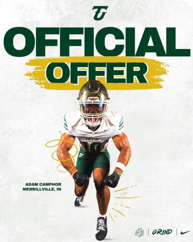 After a great conversation with @Coachrandy_Rt I am beyond blessed to receive an offer from Tiffin University. Go Dragons!! @coach_ekkens @TUdragonFB