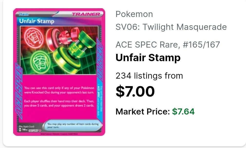 AbrandNewMac's tweet photo. A top-cutting deck in the Pokémon Trading Card Game (2500+ players) costs just over $30 US. 

There's no reason a TCG deck should cost hundreds. For ANY game 🫡 https://t.co/HukAildHQw