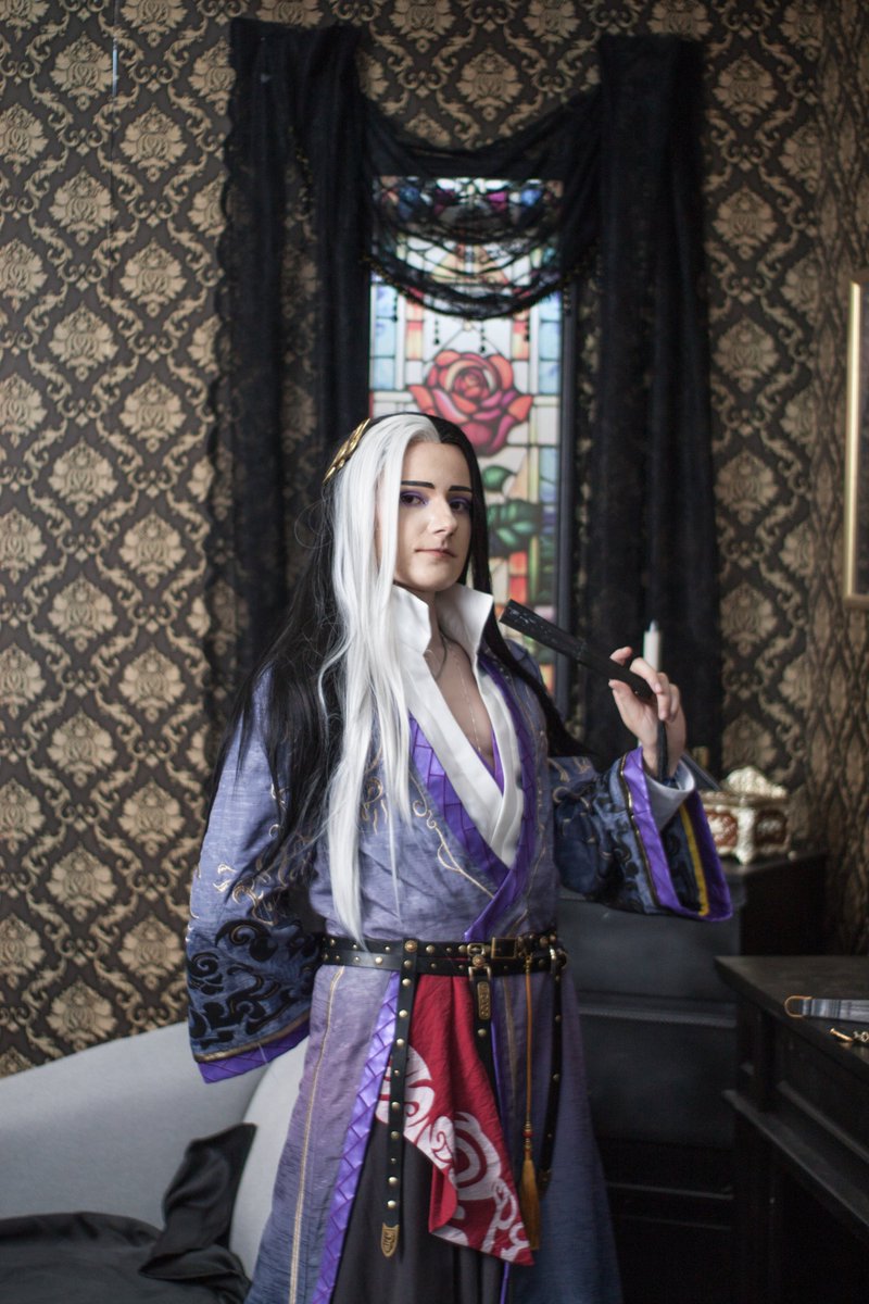 enqila's tweet photo. So like are we vibing? I redid the belts by myself because the one included were kinda flimsy.
Ph: Ananas
#yanwushi #ThousandAutumns #山河剑心 #千秋 https://t.co/Wuhx1F3XpN
