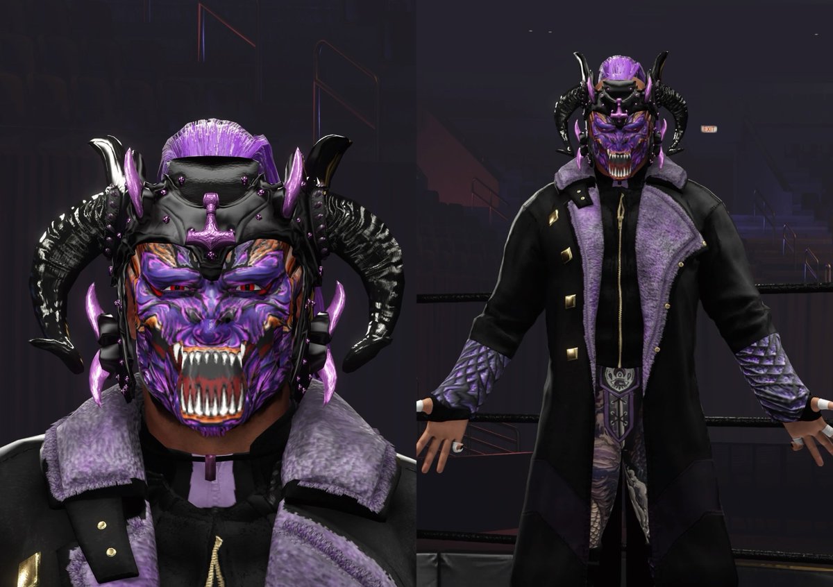 A2JWWE2k's tweet image. ⚫️🟣 A2J 🟣⚫️

Introducing “The Fallen Dragon” A2J

Bringing back his original gimmick with a fresh look. 

&quot;Anorchfygol Ddraig Cymru&quot; 🐉 🏴󠁧󠁢󠁷󠁬󠁳󠁿 💜

Now up on CC!

Tags: A2J / AWF

#AWF #CAWs #Cawcommunity #WWE2k24 #WWE #Caw #originalcaw #A2J