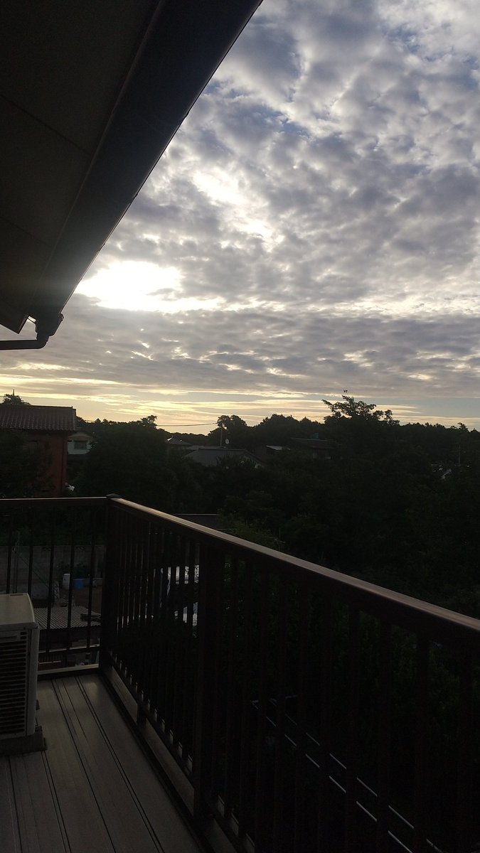 灰雲の中に
明かりの点る
朝と為りました
おはよう
御座います

#灰空
#明かり