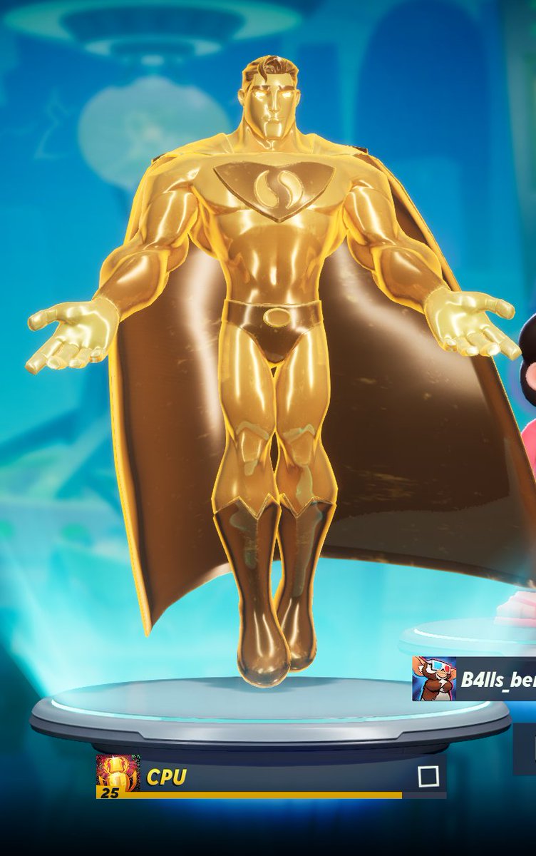 Crember's tweet image. The gold name gold skin combo + rare name is so clean