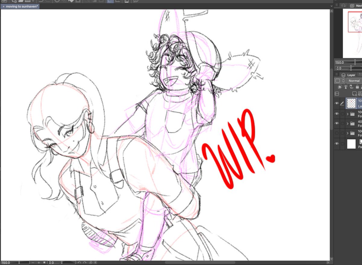 Am still alive, just working on something fun and personal atm🥰 and taking a break from other works

#WIP