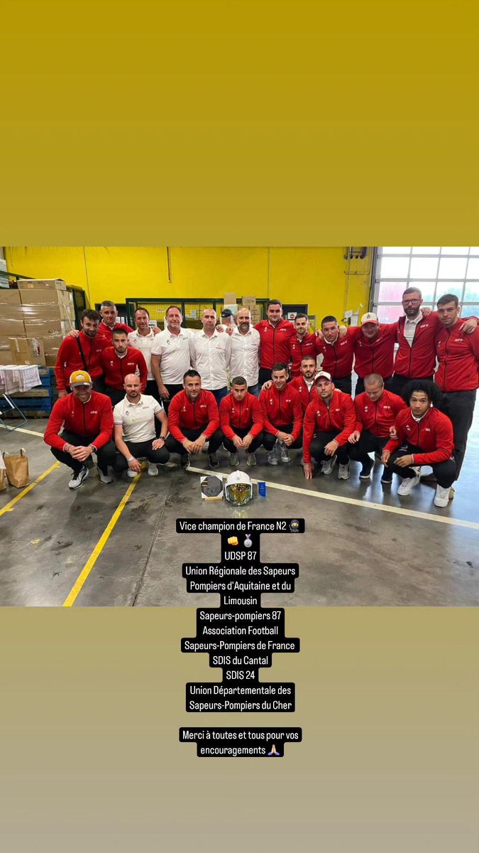 Udsp87's tweet image. Championnat de France de football ⚽️⚽️ Sapeurs-Pompiers 😁😁😁