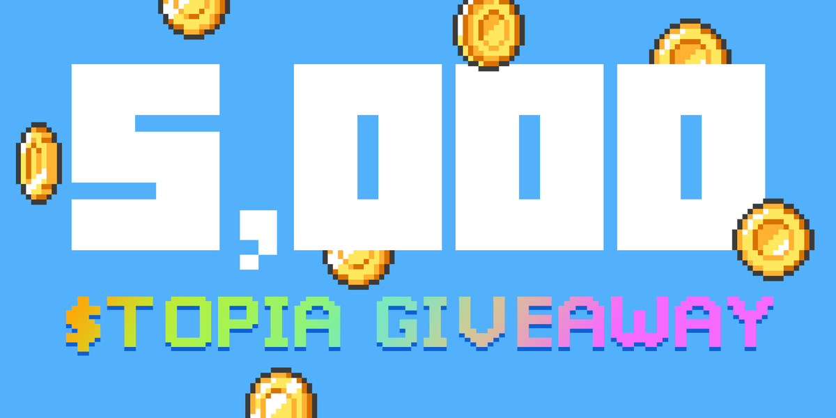 Wanna know what it feels like to be a Nods holder for a day?? We’re airdropping 5,000 $TOPIA to one follower. To be eligible just: 

➡️ Follow us @runnods 
➡️ Repost this!