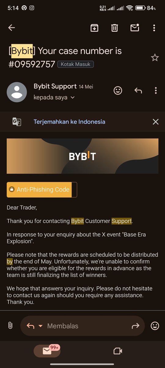 Rizlarfn's tweet photo. @benbybit my case has been going for a month, talk to cs in many times, sent email in many times. but  you are still told me to wait, you guys is really incompetent.
@benbybit @Bybit_Web3
@Bybit_Official https://t.co/9FVVPBVsMw