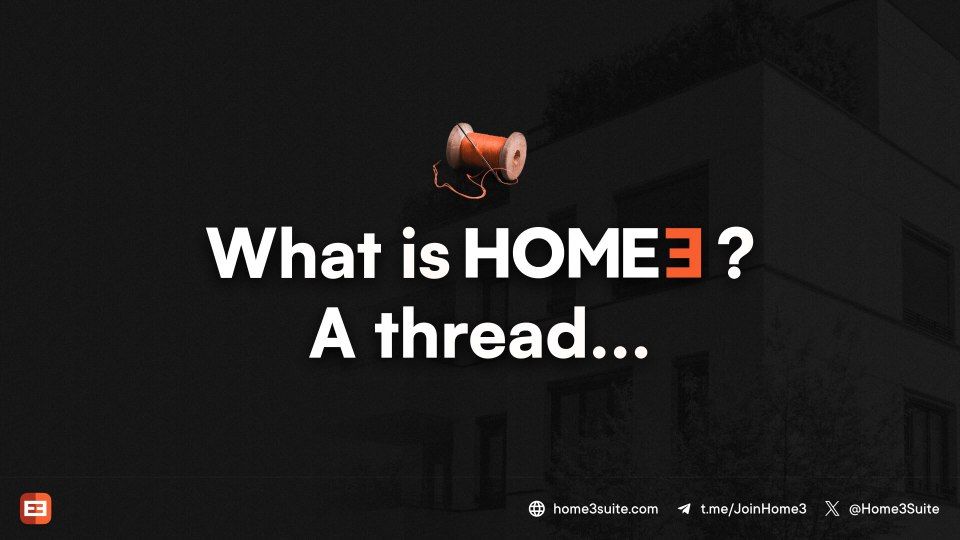 HOME3 is Ease of Access ✅️

HOME3 will make it easy for everyone, not just crypto investors, to buy and sell real estate utilizing the blockchain.