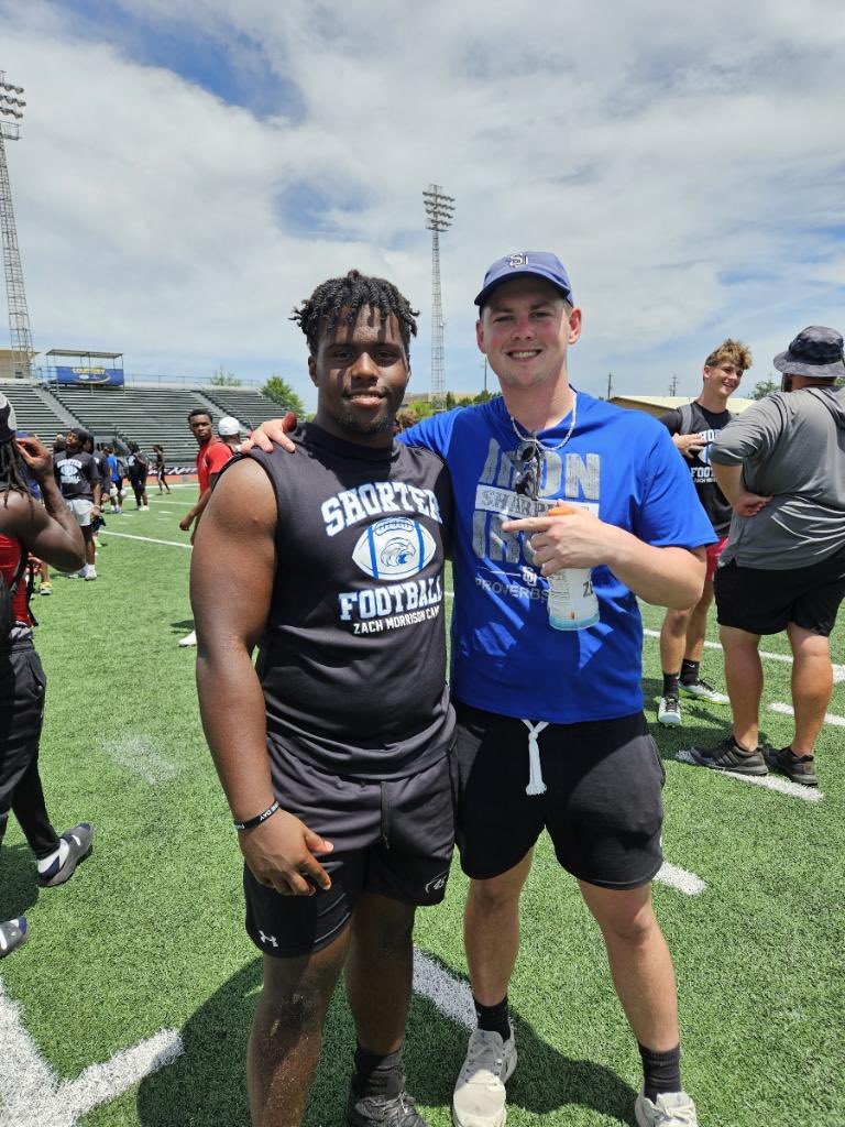 Jachian Dunnaville (@jachiandunn) on Twitter photo Had a great day at the shorter camp. <a href="/nickbgentry/">✨🏈 “COACH G”Nick Gentry🏈✨</a> <a href="/Shorter_FB/">Shorter Hawks Football</a> <a href="/TheJustinAlbert/">Coach Albert</a> @Drew_Parker53 <a href="/PellCityFTBL/">Pell City Football</a> <a href="/CollinBentley_/">Collin Bentley</a> @coachstrickWR <a href="/coachmorrison58/">Zach Morrison</a> Had a great day at the shorter camp. <a href="/nickbgentry/">✨🏈 “COACH G”Nick Gentry🏈✨</a> <a href="/Shorter_FB/">Shorter Hawks Football</a> <a href="/TheJustinAlbert/">Coach Albert</a> @Drew_Parker53 <a href="/PellCityFTBL/">Pell City Football</a> <a href="/CollinBentley_/">Collin Bentley</a> @coachstrickWR <a href="/coachmorrison58/">Zach Morrison</a>