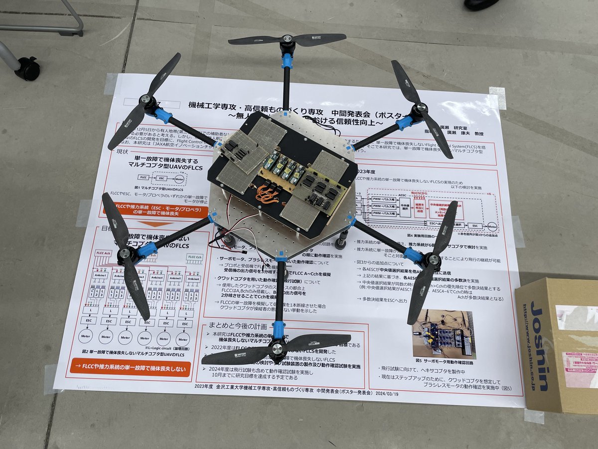 KIT_FClab's tweet photo. 設営完了。航空学校合同説明会、あいち航空ミュージアムで待ってます！���約不要、入場無料です。
#金沢工業大学 #航空工学 #宇宙工学 https://t.co/5WKx3aNF7K